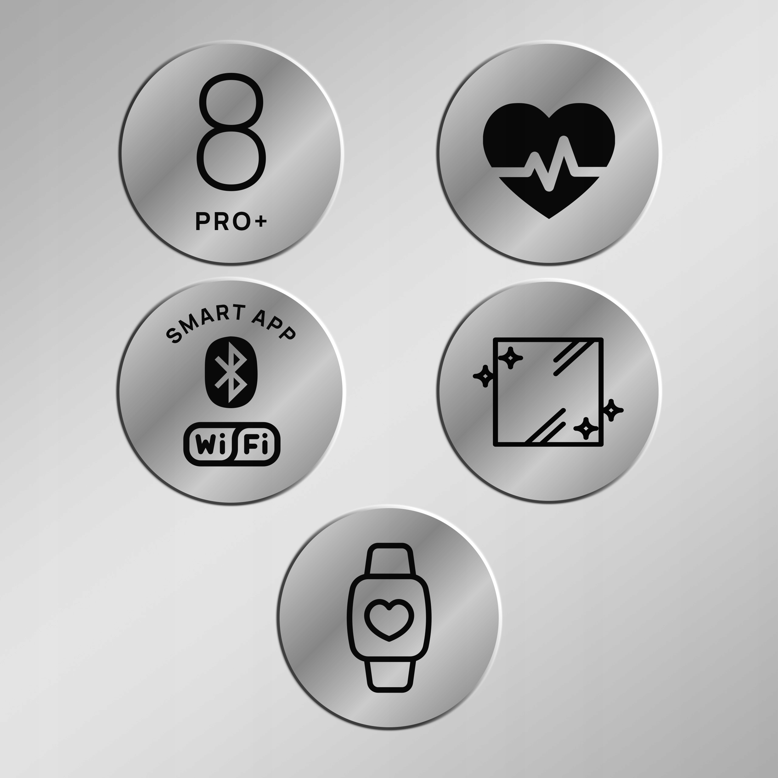 Waga Łazienkowa Analityczna 57 Parametrów Apple Health, Google Fit, WIFI