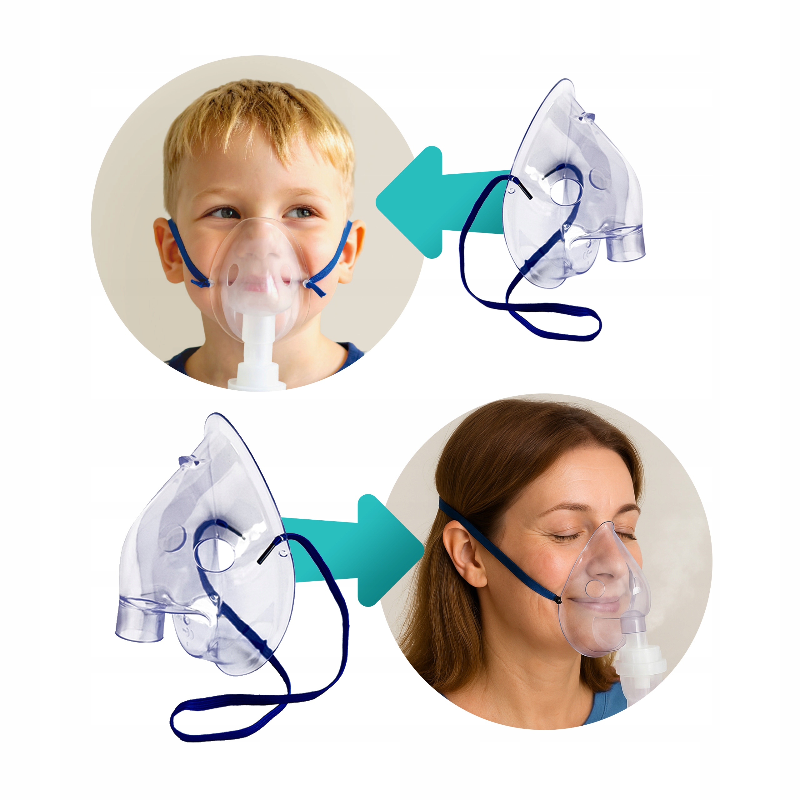 Inhalator Nebulizator Kompresorowy Pneumatyczny Dla Dzieci Dorosłych