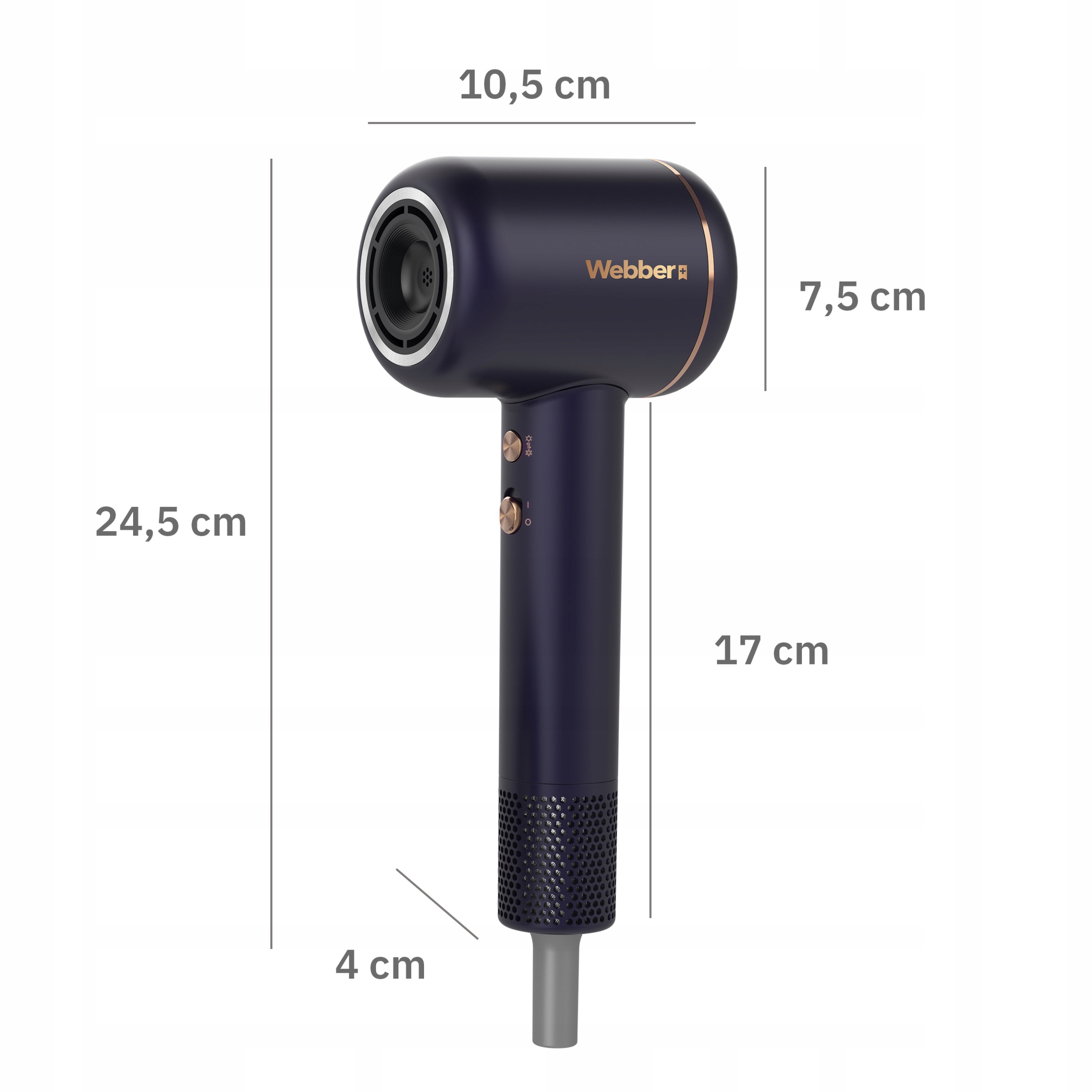Suszarka Do Włosów 3w1 VENTA 1600W Z JONIZACJĄ I REGULACJĄ