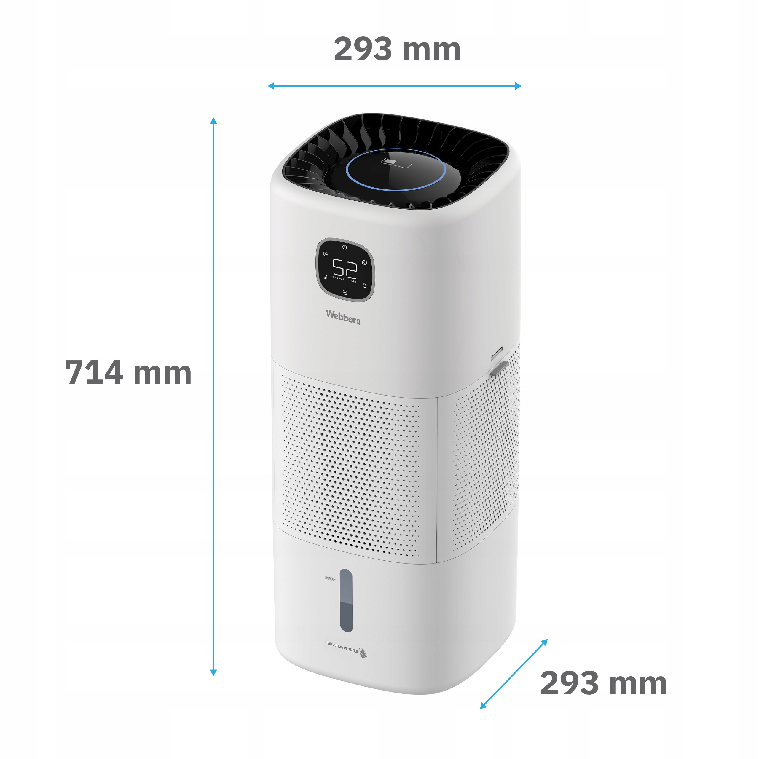 Nawilżacz Ewaporacyjny MAGGIORE HH10001NX 12l WIFI UV Do 100 m²