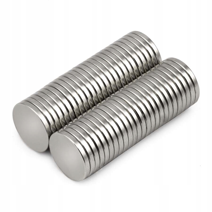 Magnet neodim, MW, 17x2 mm, N38, 50 buc, Argintiu 1 1027733630