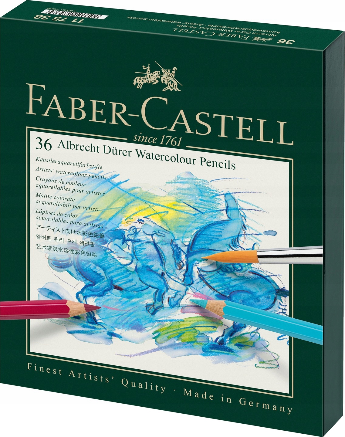 Faber-Castell Studio Quality Boîte De 36 Craies Pastels Tendres - Couleurs Vives Et Douces Pour Artistes