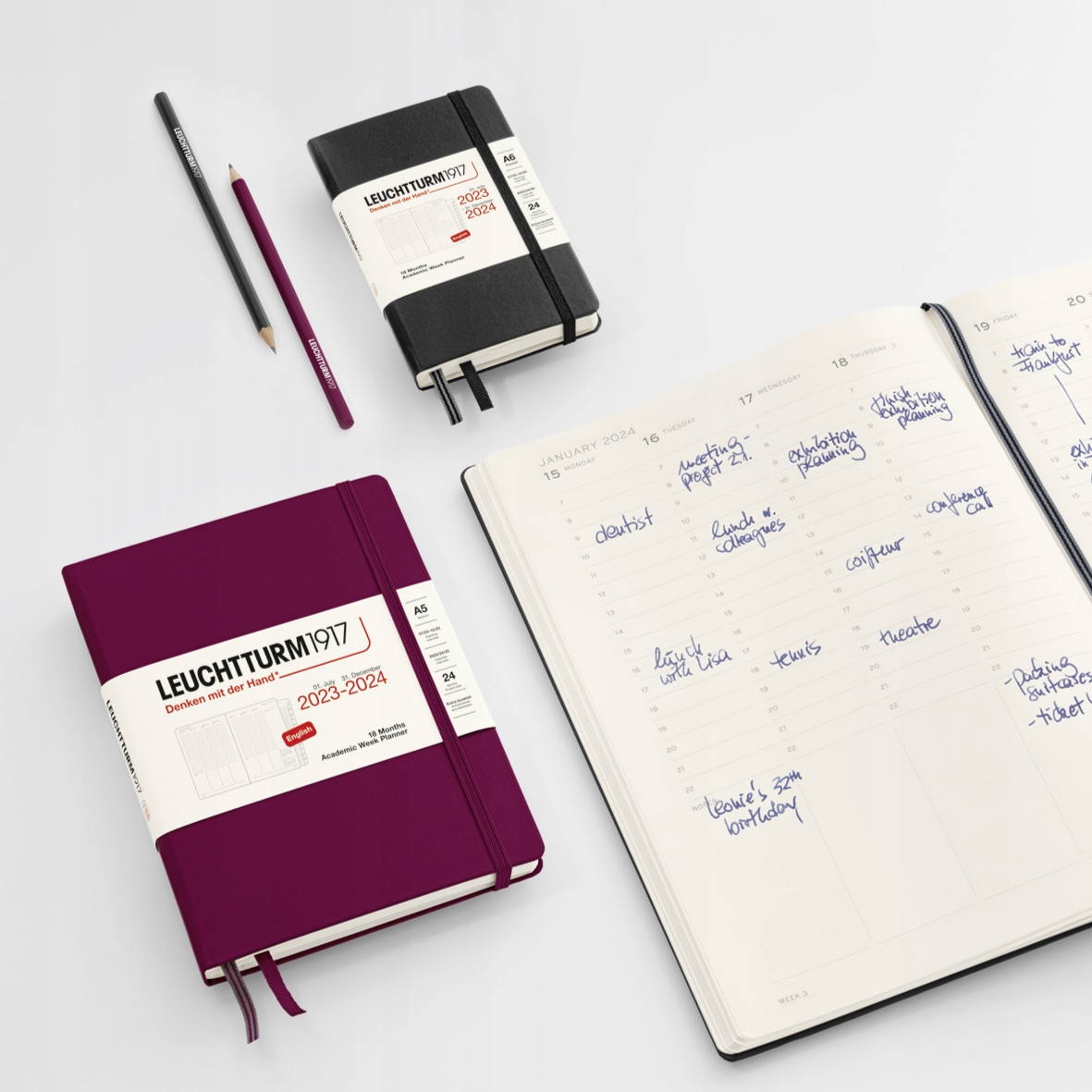 LEUCHTTURM1917 Planer kalendarz książkowy A5 tyg. - Leuchtturm | Sklep