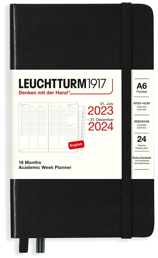LEUCHTTURM1917 Planer kalendarz książkowy A6 tyg. - Leuchtturm1917