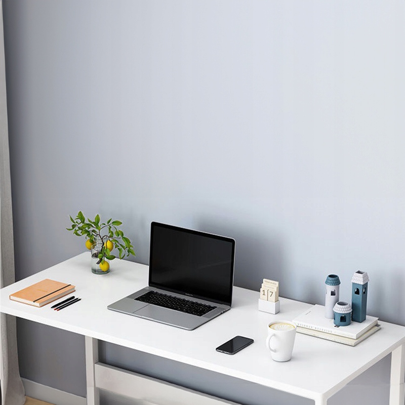 BIURKO KOMPUTEROWE BIAŁE STOLIK POD LAPTOP KOMPUTER STYL SKANDYNAWSKI