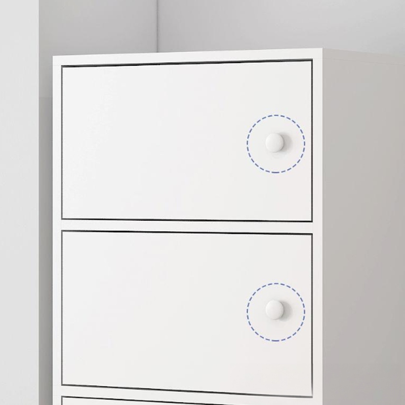 NOWOCZESNA POJEMNA KOMODA SZAFKA DUŻA BIAŁA SKANDYNAWSKI LOFT RETRO 3 PÓŁKI