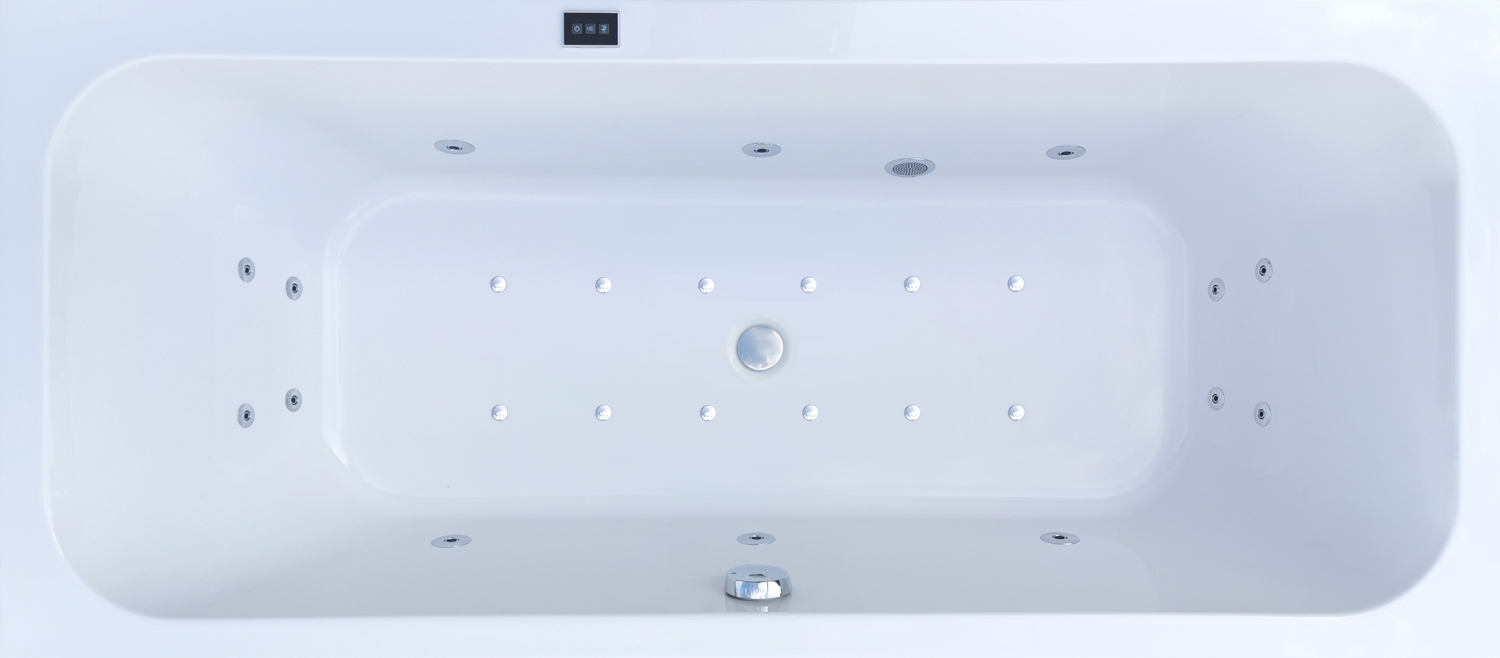 Wanna z hydromasażem prostokątna VESSA DUO 180x80 jacuzzi spa Polska