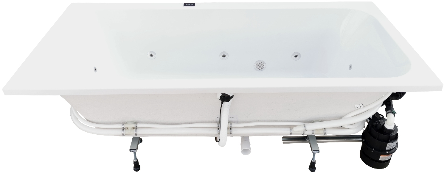 Wanna z hydromasażem prostokątna VESSA DUO 180x80 jacuzzi spa Polska