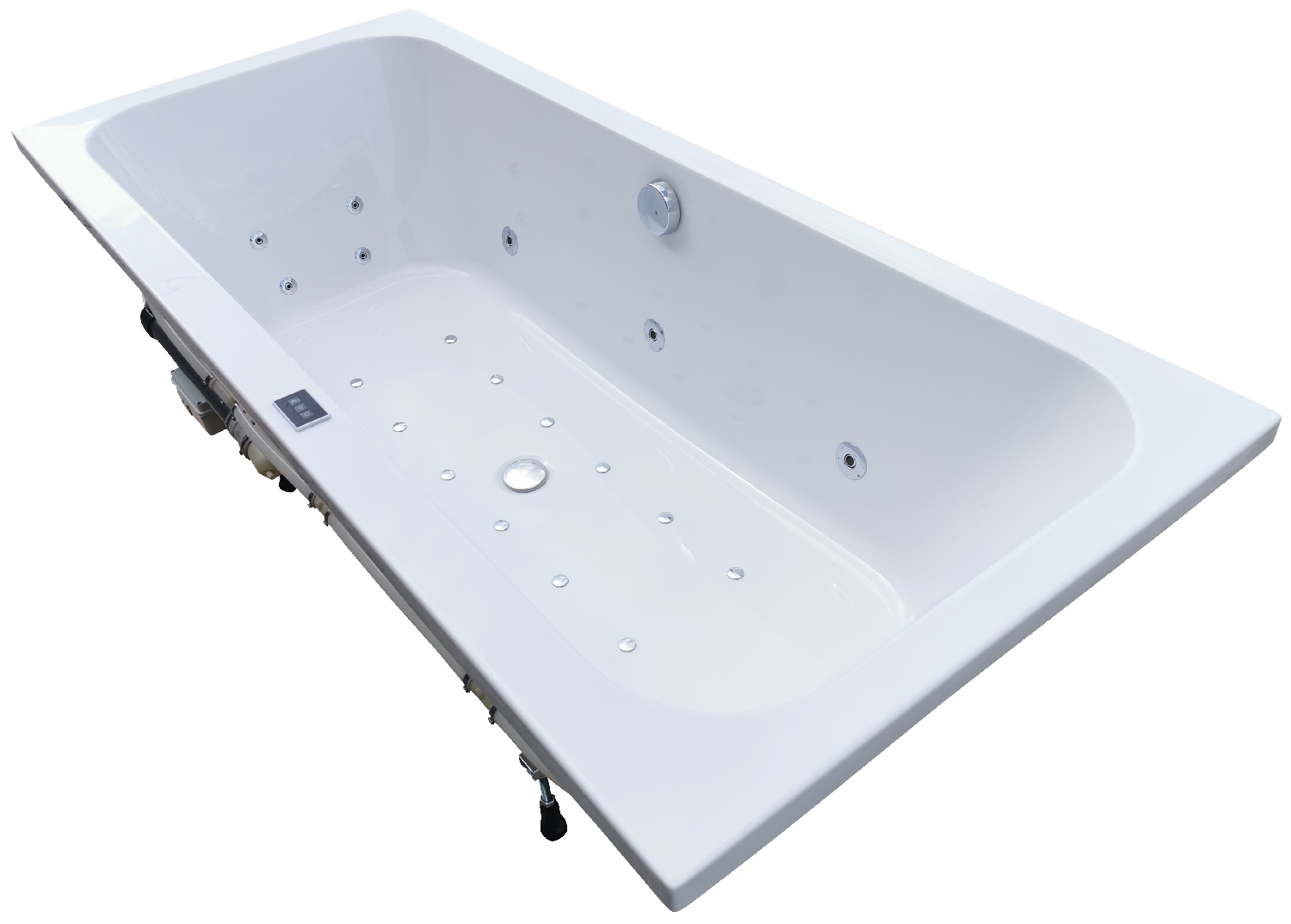 Wanna z hydromasażem prostokątna VESSA DUO 180x80 jacuzzi spa Polska