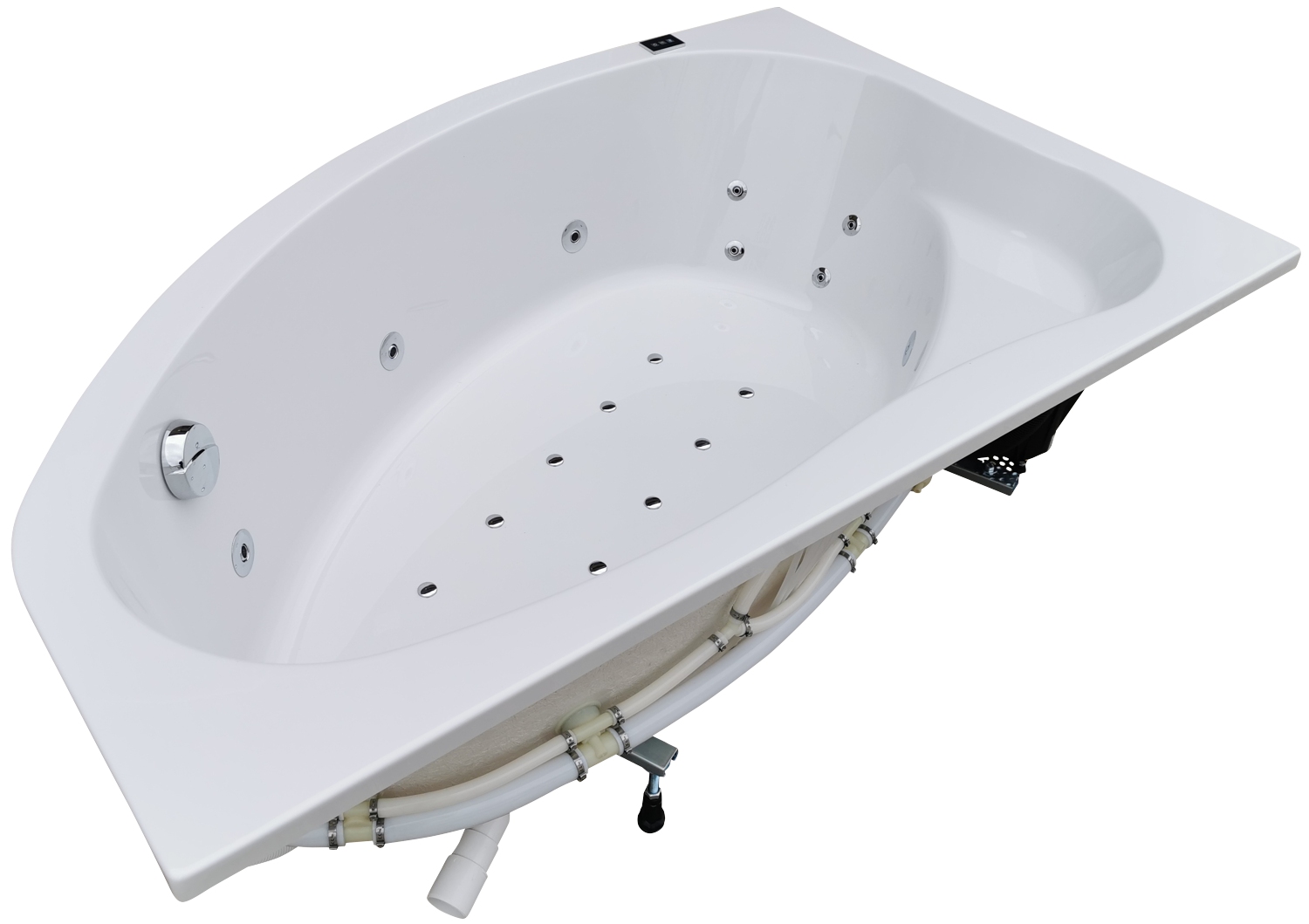 Narożna wanna spa z hydromasażem 145x95 lewa prawa jacuzzzi Polska