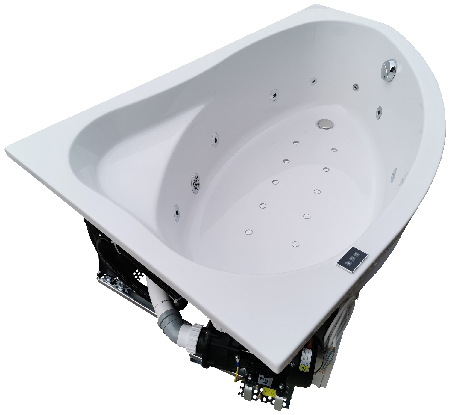 Narożna wanna spa z hydromasażem 145x95 lewa prawa jacuzzzi Polska