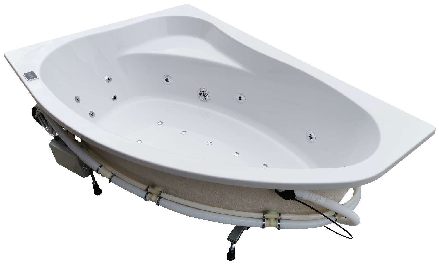 Narożna wanna spa z hydromasażem 145x95 lewa prawa jacuzzzi Polska