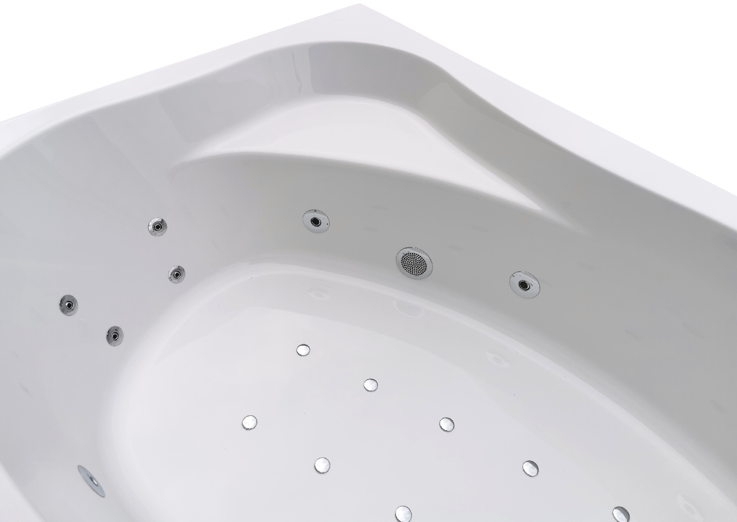Narożna wanna spa z hydromasażem 145x95 lewa prawa jacuzzzi Polska