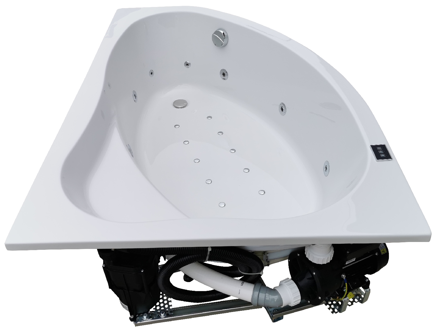 Narożna wanna spa z hydromasażem 145x95 lewa prawa jacuzzzi Polska