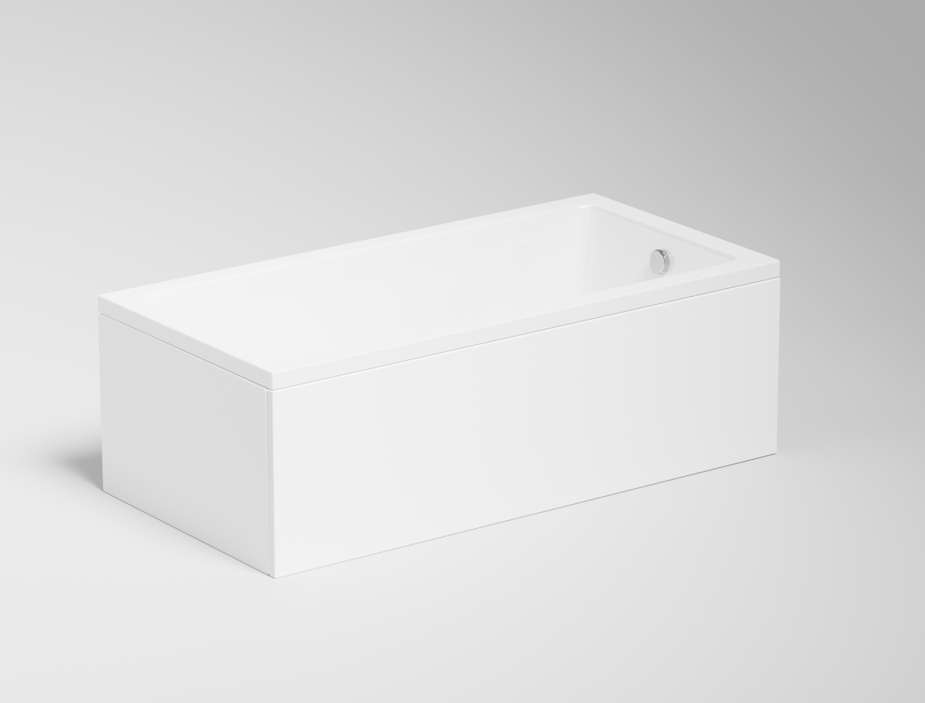 Wanna prostokątna Polska akrylowa 130x70 cm +nogi