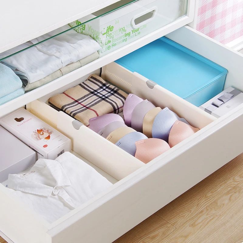 organizer do szuflady regulowany ecru simplo przegroda 38-54 cm