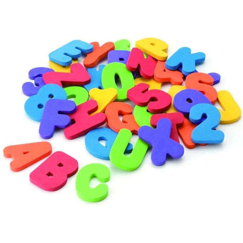 zabawka do kąpieli piankowy alfabet i cyfry 36 szt literki do wanny 5903039761414