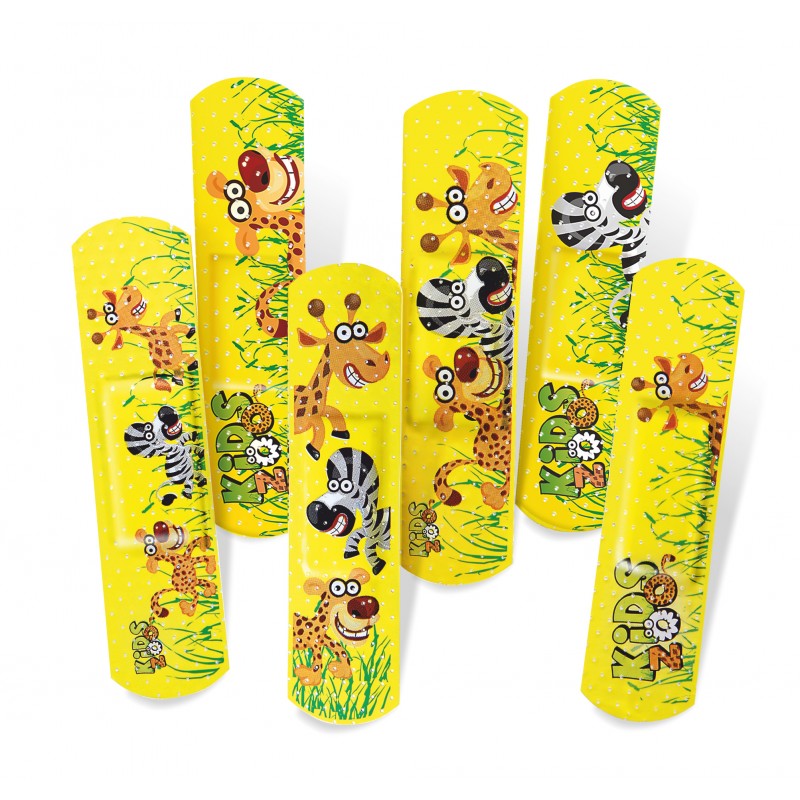 Matopat Kids Zoo plastry dla dzieci różne wzory 12 sztuk