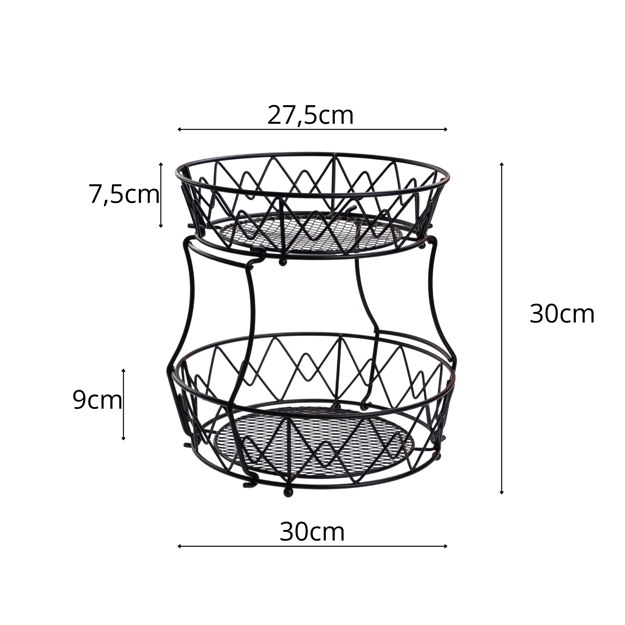 kosz-na-owoce-dwupoziomowy-metalowy-specyfikacja