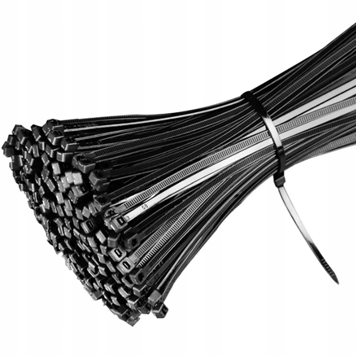 trytki do kabli 2,5x100 mm czarne 100 szt montaż EAN 5907080904707