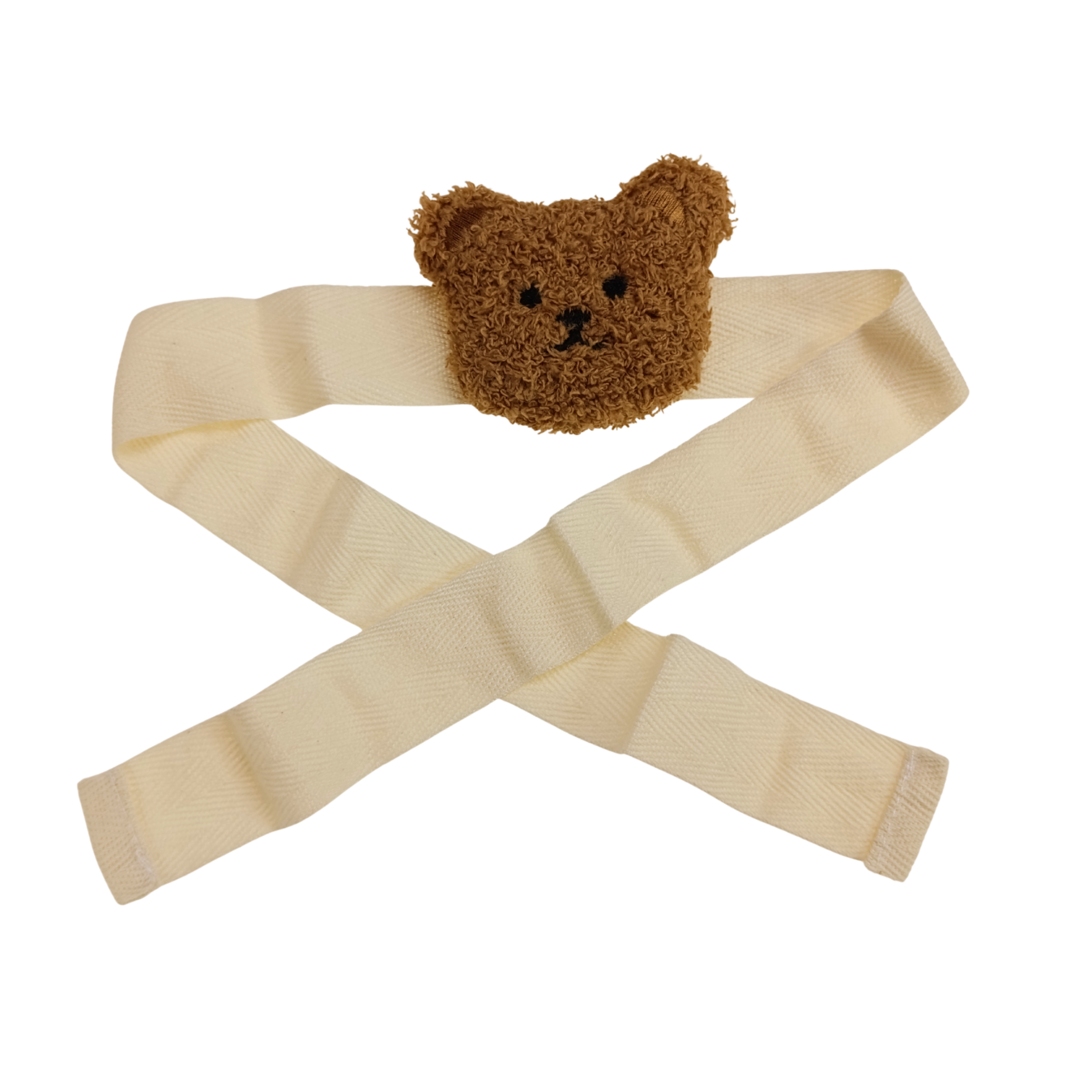 upinacz do firan i zasłon brązowy miś specyfikacja materiał wymiary długość tasiemki