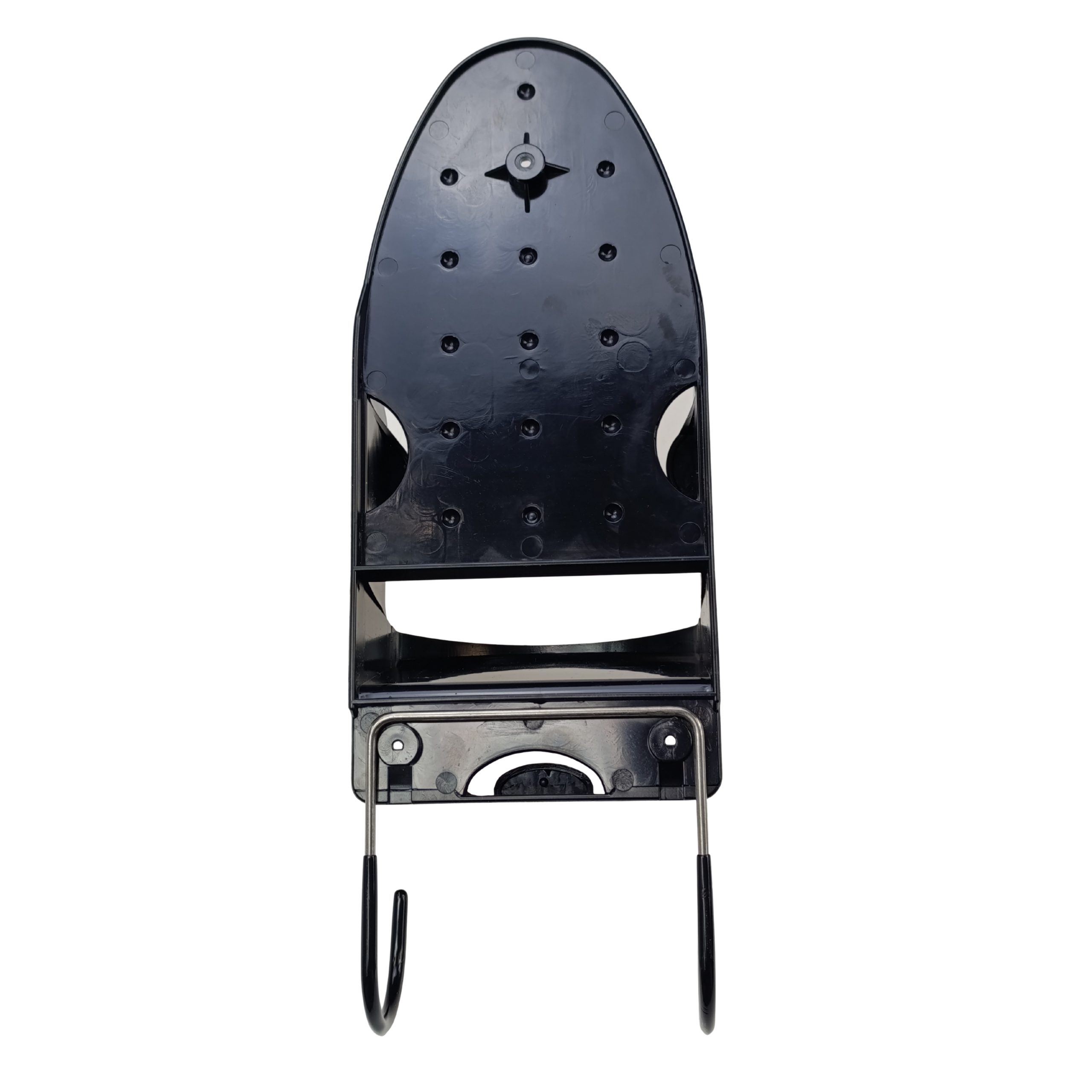 wieszak na deskę do prasowania simplo czarny metalowy uchwyt silikon zdjęcie produktu 4