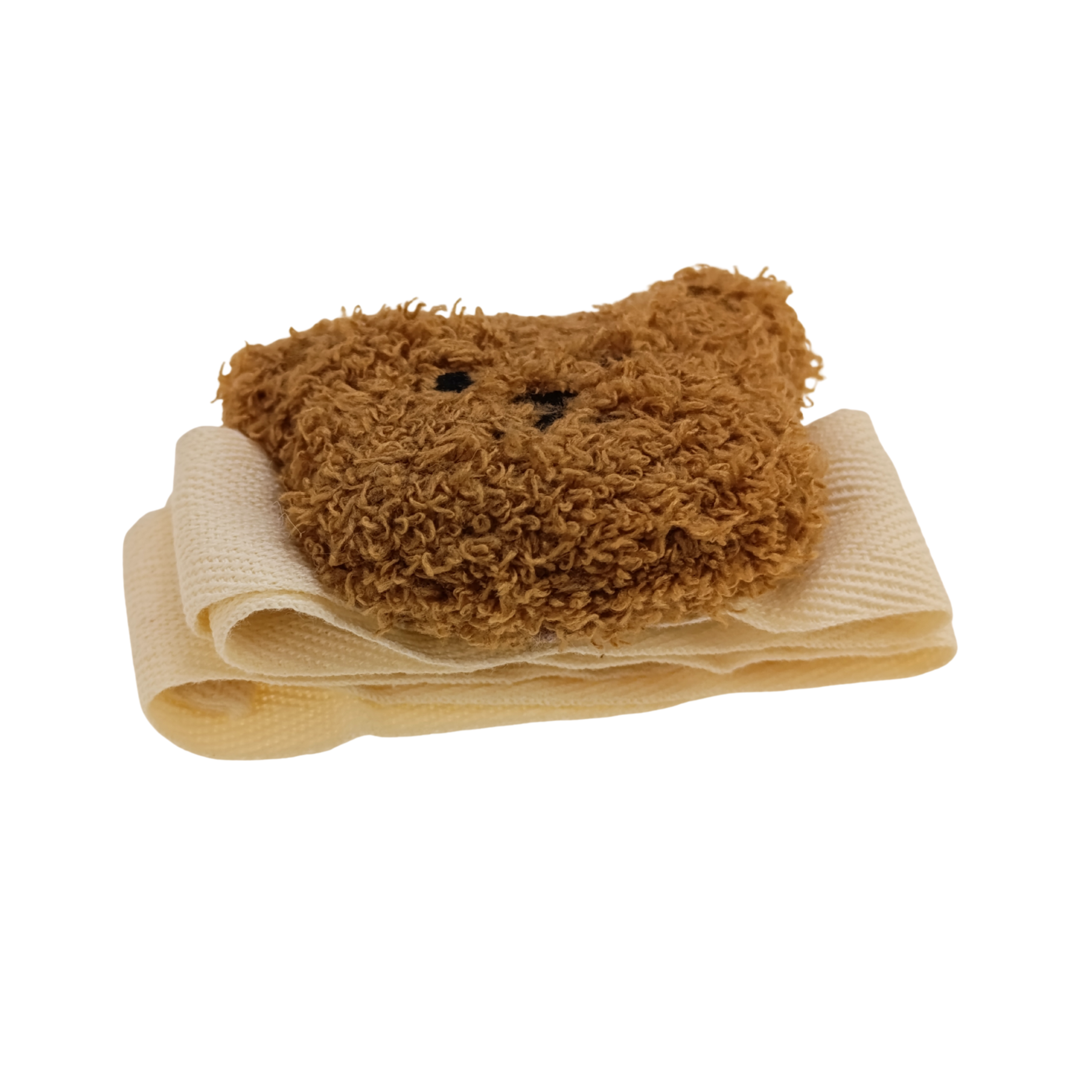 upinacz do firan i zasłon brązowy miś zdjęcie produktu 1 zestaw 2 sztuki