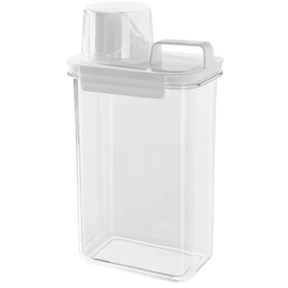 pojemnik na proszek do prania 2300 ml z miarką szczelny organizer