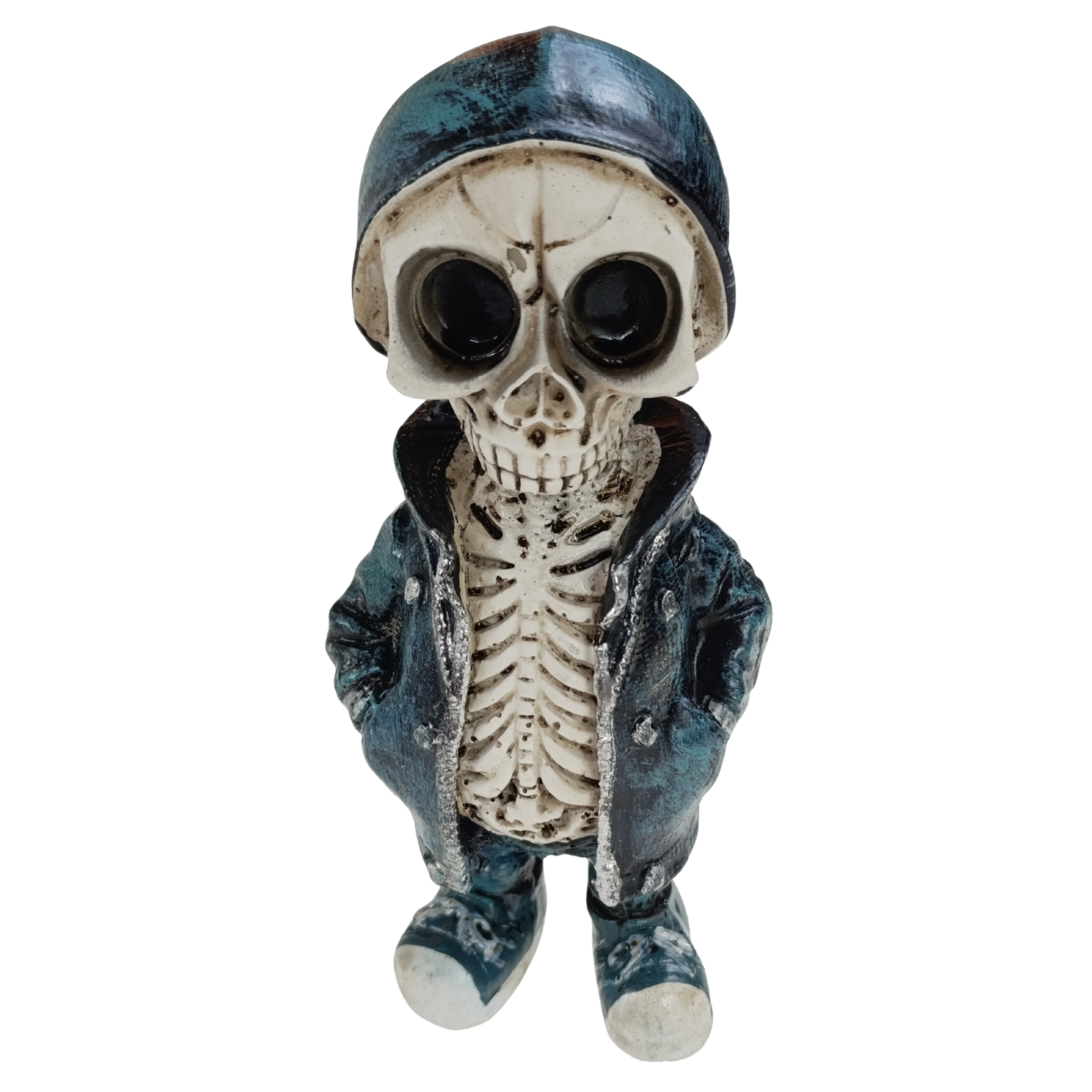 figurka kościotrup halloween realistyczne detale czaszki malowanie