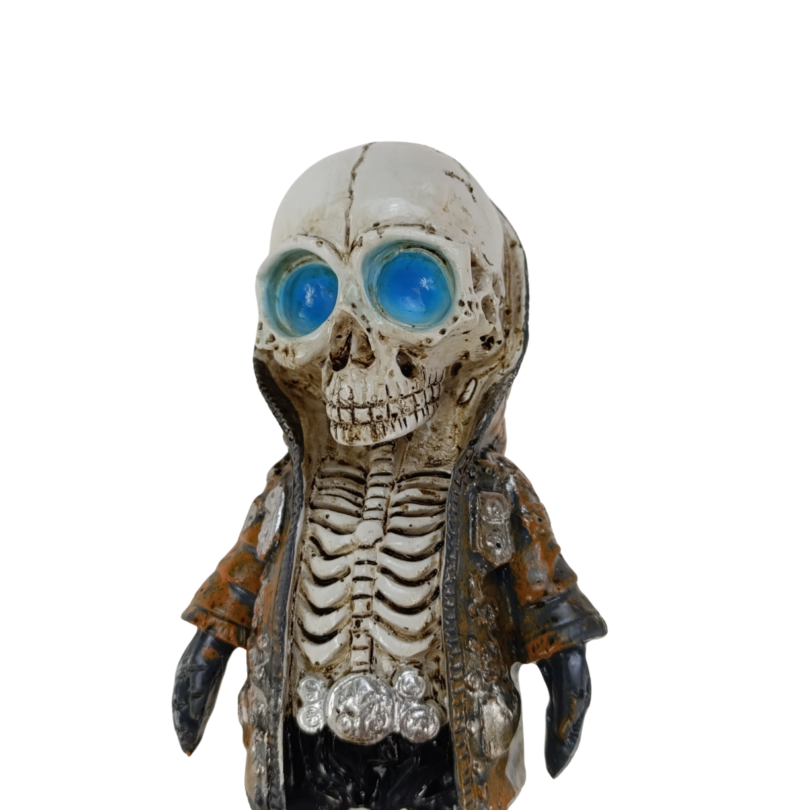 figurka szkielet halloween detale malowania kości