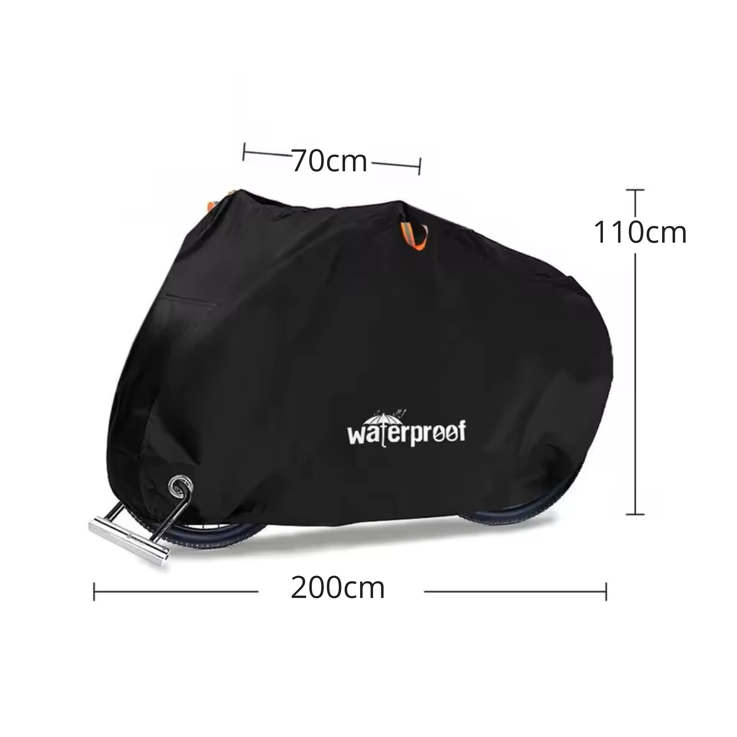 pokrowiec na motor rower skuter wodoodporny czarny simplo wymiary