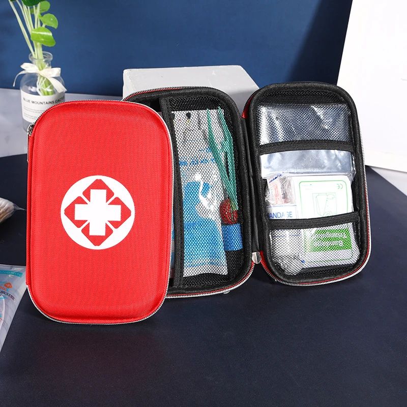 apteczka simplo podreczna do torebki plecaka samochodu czerwona