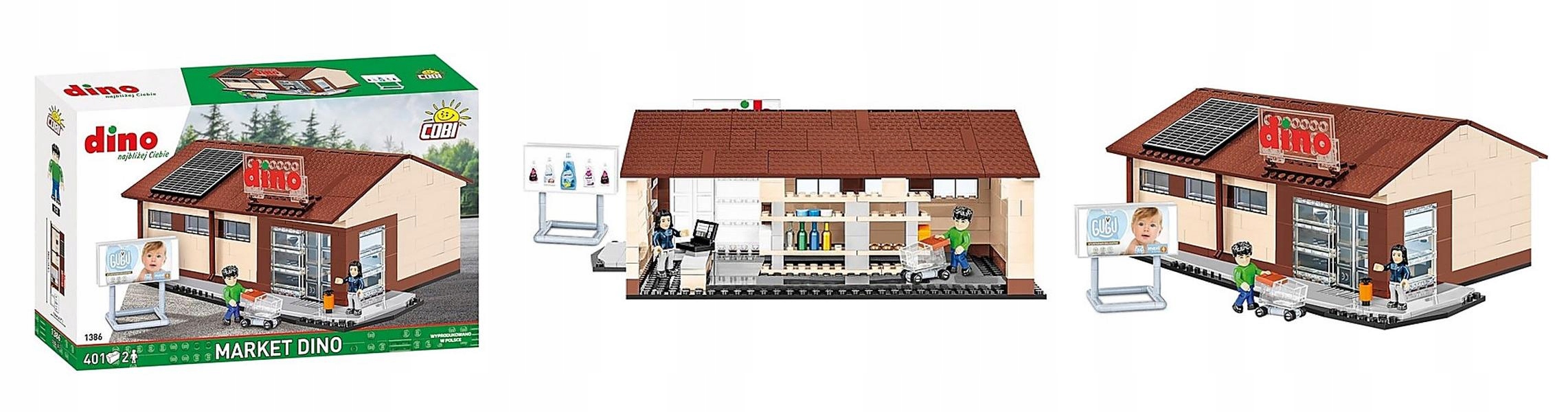 klocki cobi sklep dino market supermarket zabawa dla dzieci