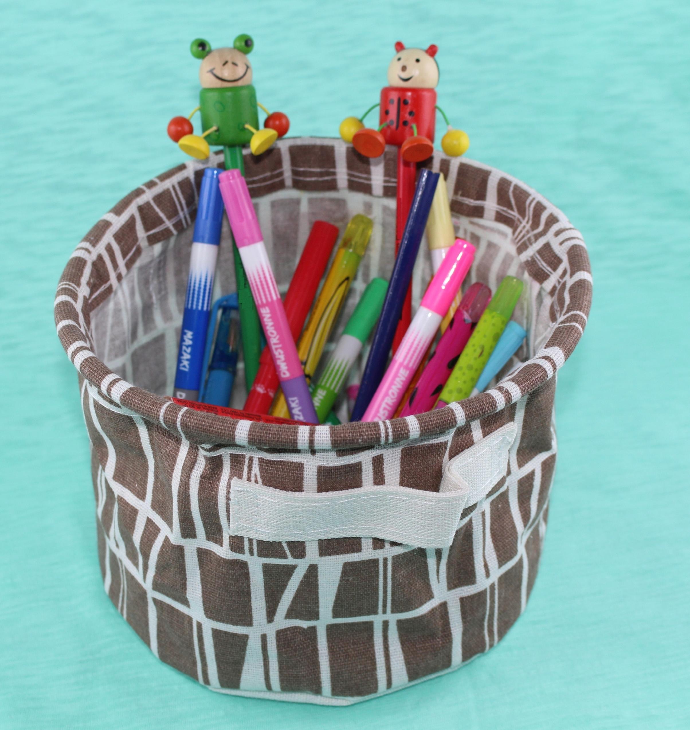 pojemnik do przechowywania koszyk wzór nr 1 organizer do domu detale