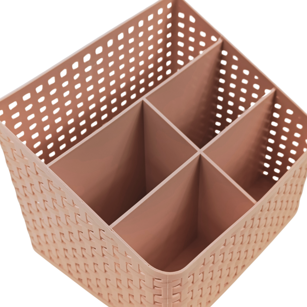 organizer na kosmetyki brudny róż organizer na biurko zdjęcie produktu 5