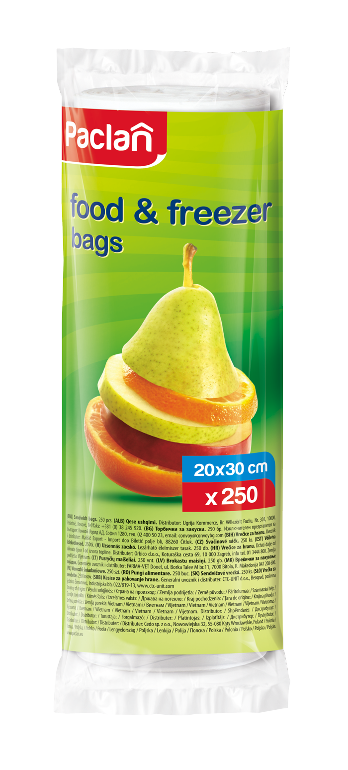 paclan woreczki śniadaniowe na mrożonki 20x30 cm 250 szt ean 5900942133727