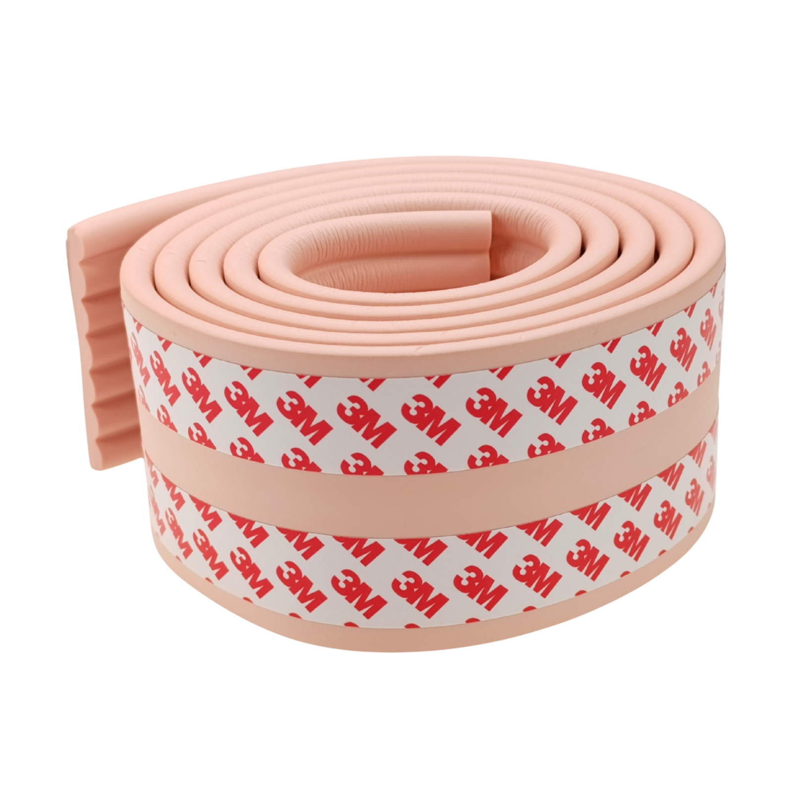 taśma zabezpieczająca ochronna do krawędzi mebli narożników jasny róż 2m szeroka pianka NBR simplo 5903068130793