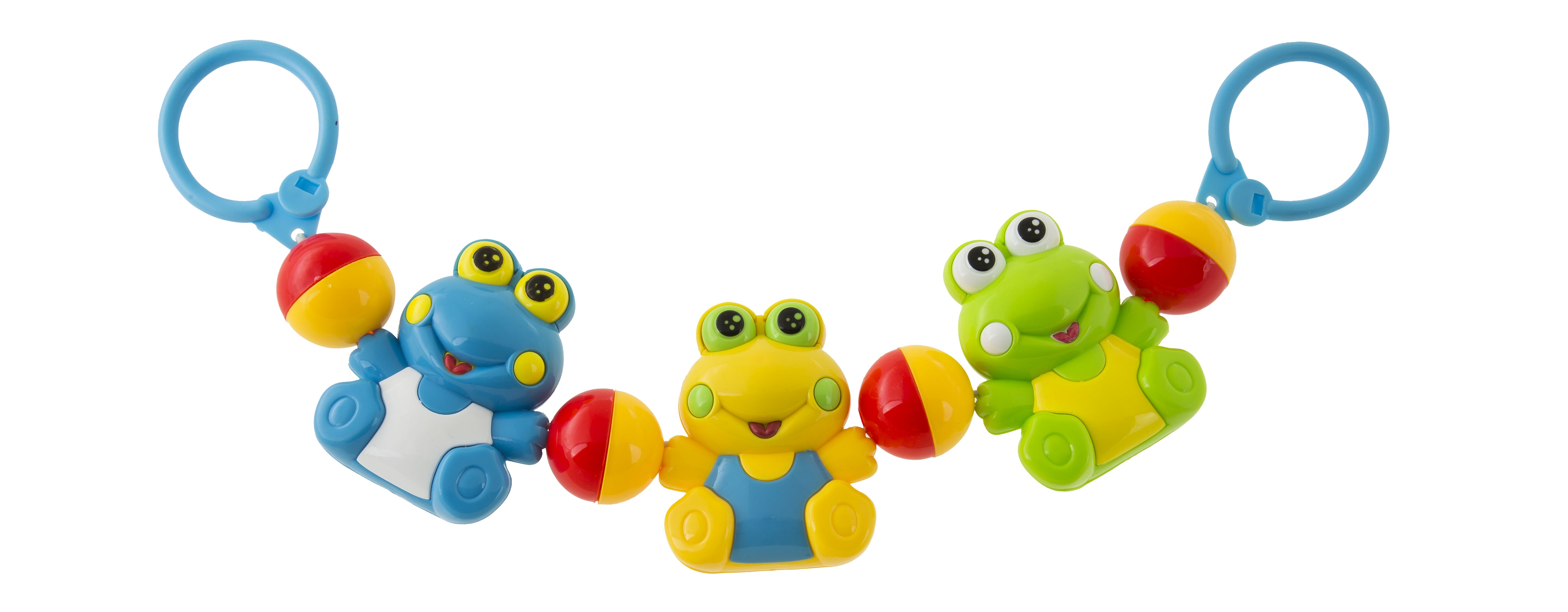 akuku-grzechotka-do-wozka-lozeczka-wesole-zabki-kolorowa-zawieszka