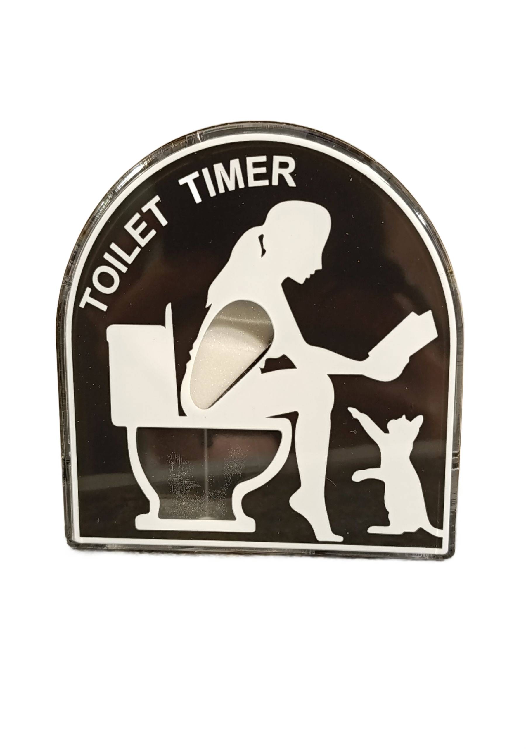 Klepsydra do toalety Toilet Timer simplo kobieta z kotem 5903068137327