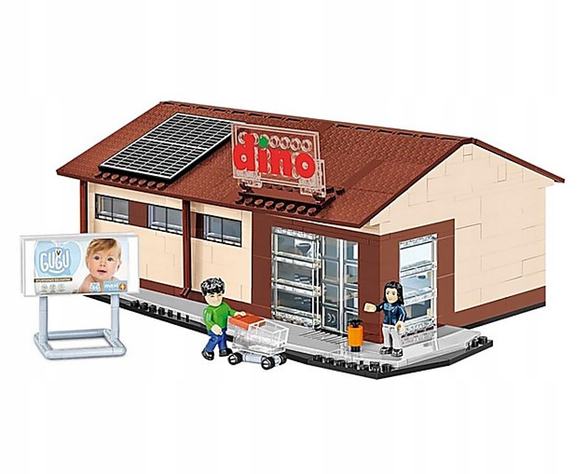 klocki cobi dino market supermarket cechy zestawu 401 klocków
