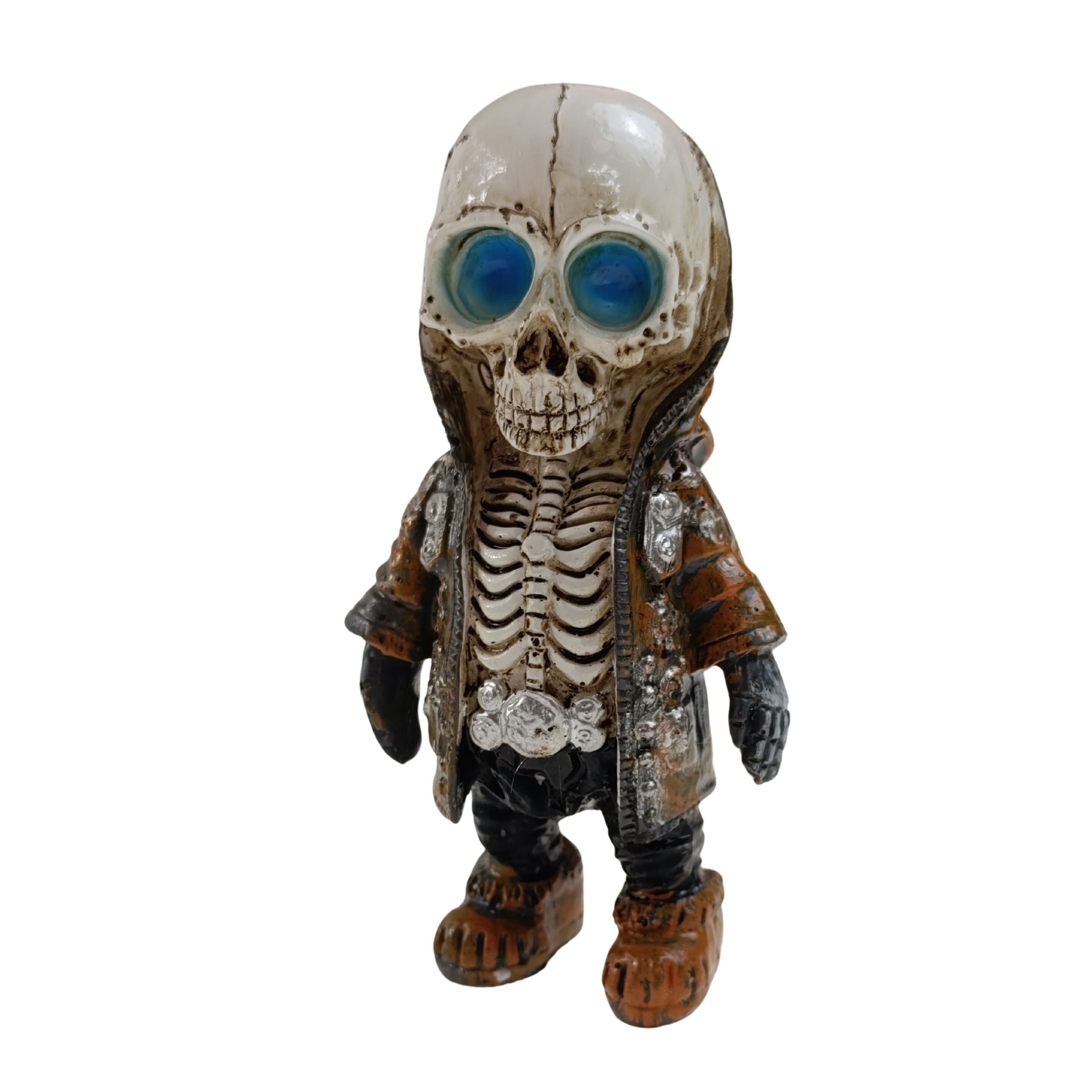figurka kościotrup halloween realistyczne detale czaszki malowanie