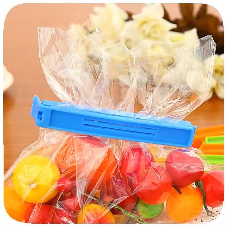 klipsy do zamykania torebek 10 cm zestaw wielokolorowy simplo