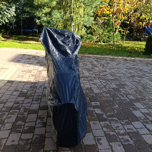 pokrowiec na motor rower skuter wodoodporny czarny simplo tkanina oxford