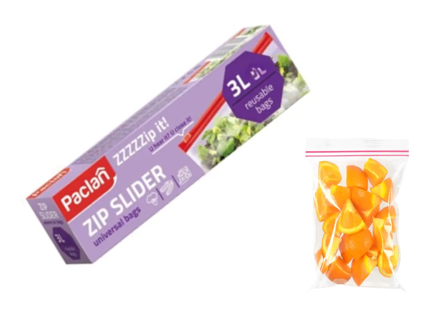 woreczki strunowe paclan 3l zip 15 sztuk