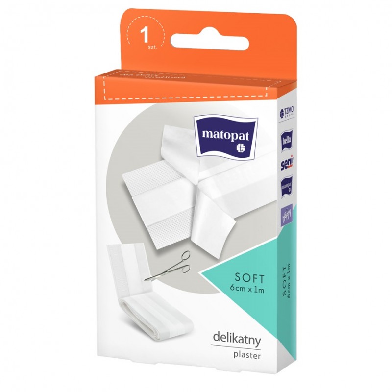 plaster do ciecia matopat soft delikatna wloknina oddychajacy nosnik