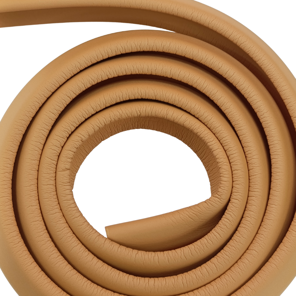 ochraniacz na kanty mebli taśma piankowa NBR jasny brąz 2m zabezpieczenie dziecka 5903068131660