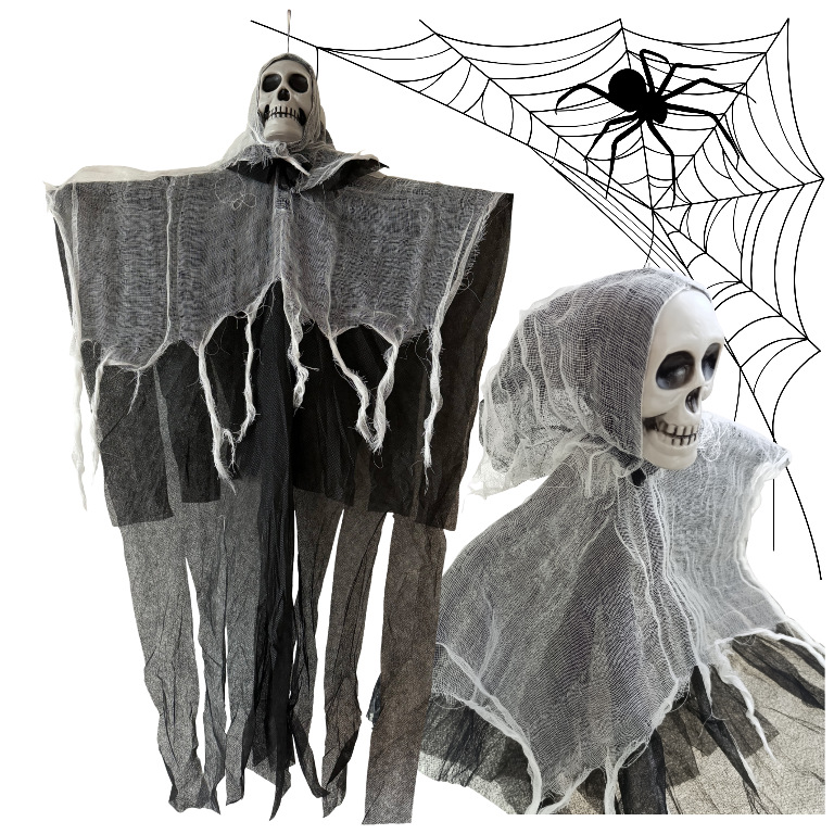 upiorny duch halloween lekka tkanina powiewająca