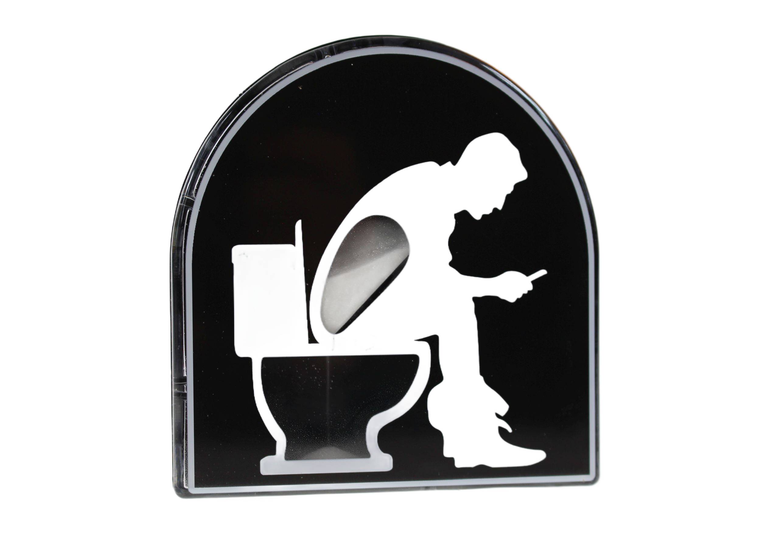 Klepsydra do toalety Toilet Timer simplo – mężczyzna z telefonem