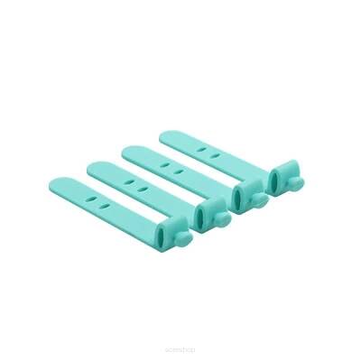 opaski zaciskowe do kabli simplo zielone organizer 4 szt 6,5 cm