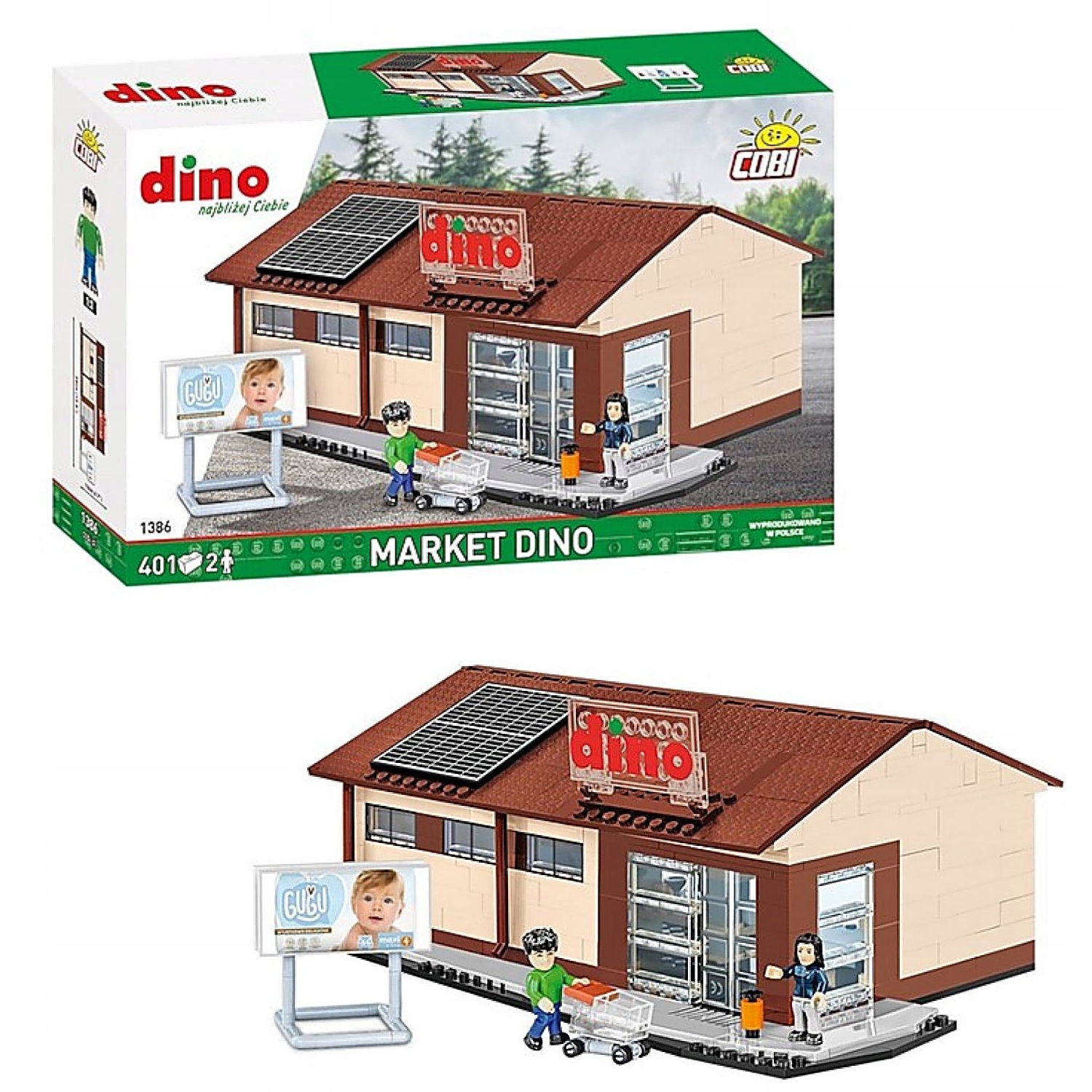 klocki cobi sklep dino market supermarket 401 klocków